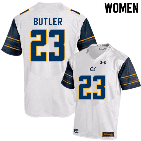 Women #23 Dejuan Butler Cal Bears College Football Jerseys Sale-White - Click Image to Close